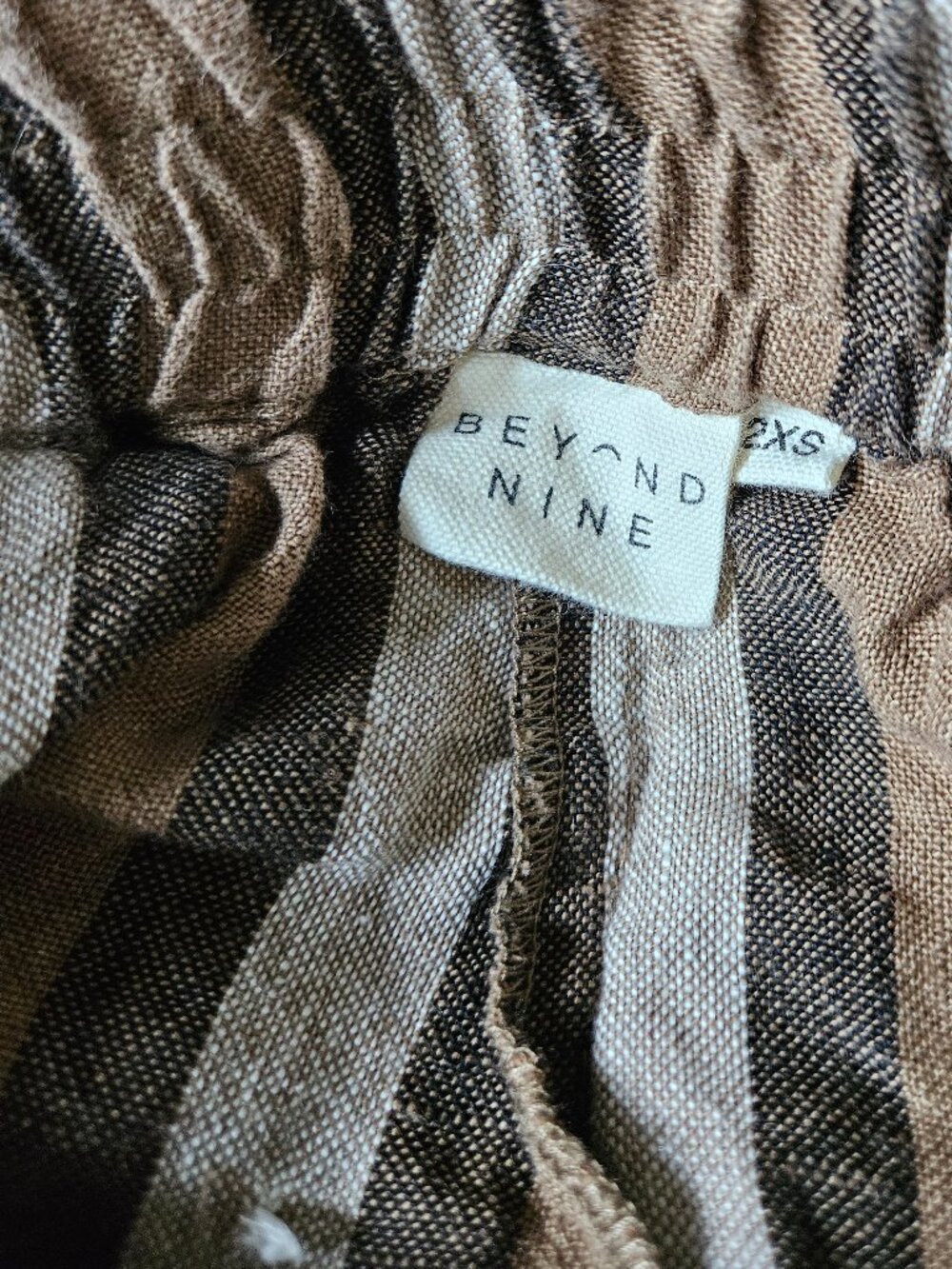 Beyond Nine - Daisy Linen Horseshoe Trousers - 2XS - Picture 6 of 6